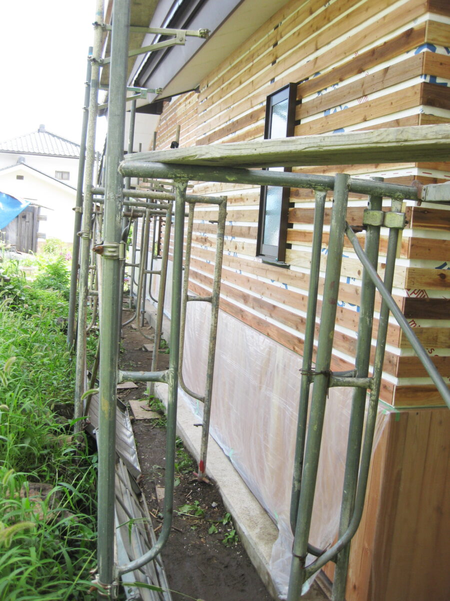 画像:外壁工事(腰壁)