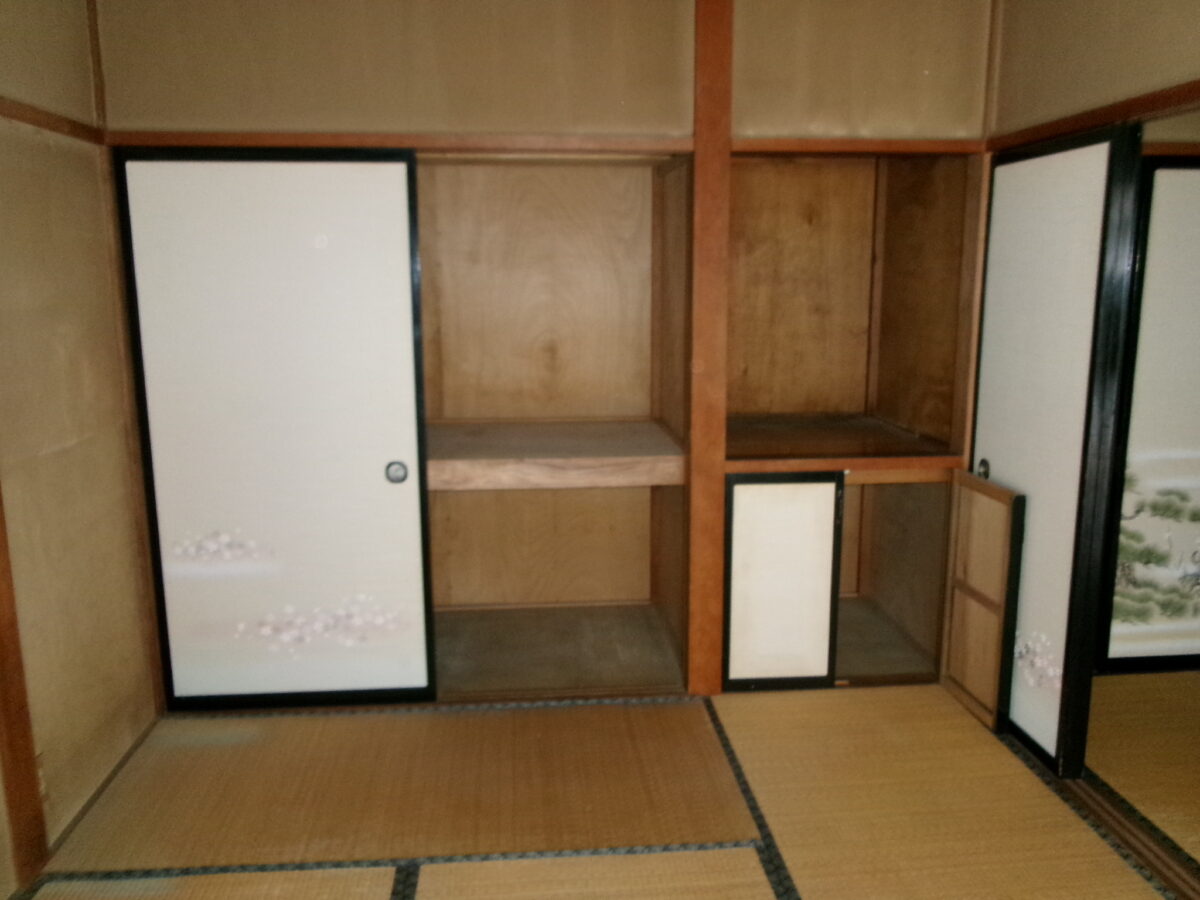 画像：工事前　和室