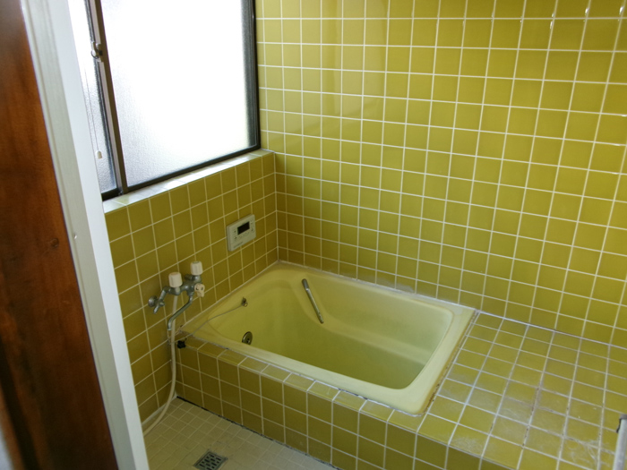 画像：工事前　浴室