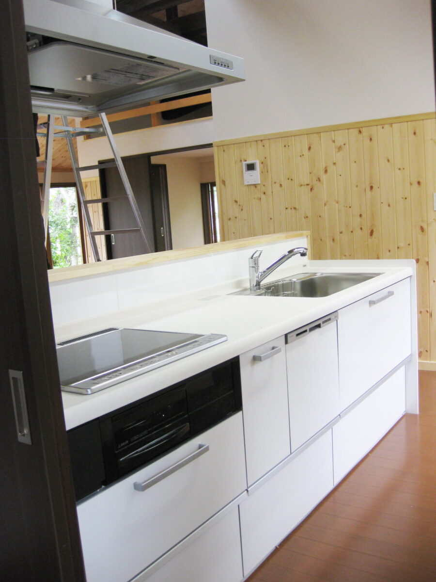 画像:キッチン取り付け