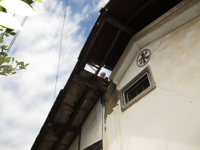 画像:土蔵の外壁・土壁の修繕