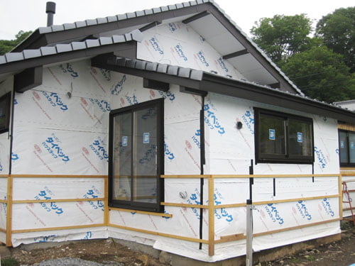 画像:外壁の補修、 防水・透湿対策