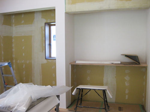 画像:クロス貼り