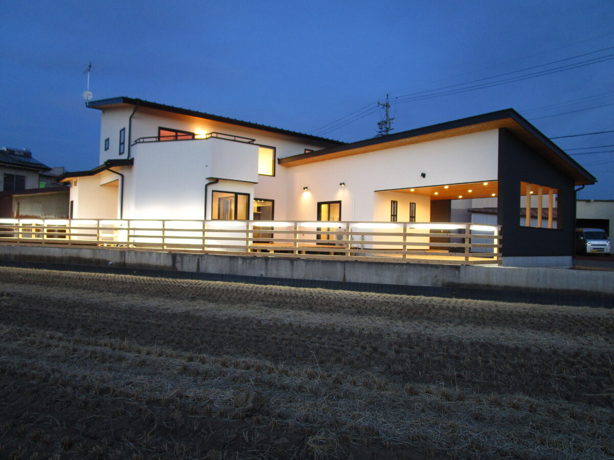 画像:スーパーウォール工法の新築住宅:佐久市